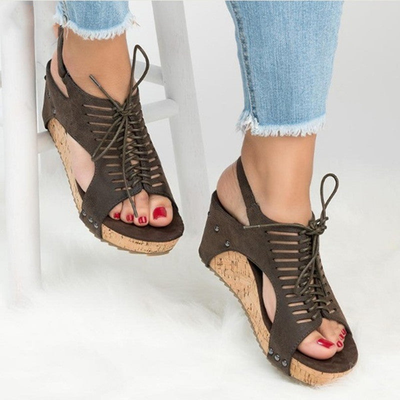 Hohe Absatz Damen Sandalen