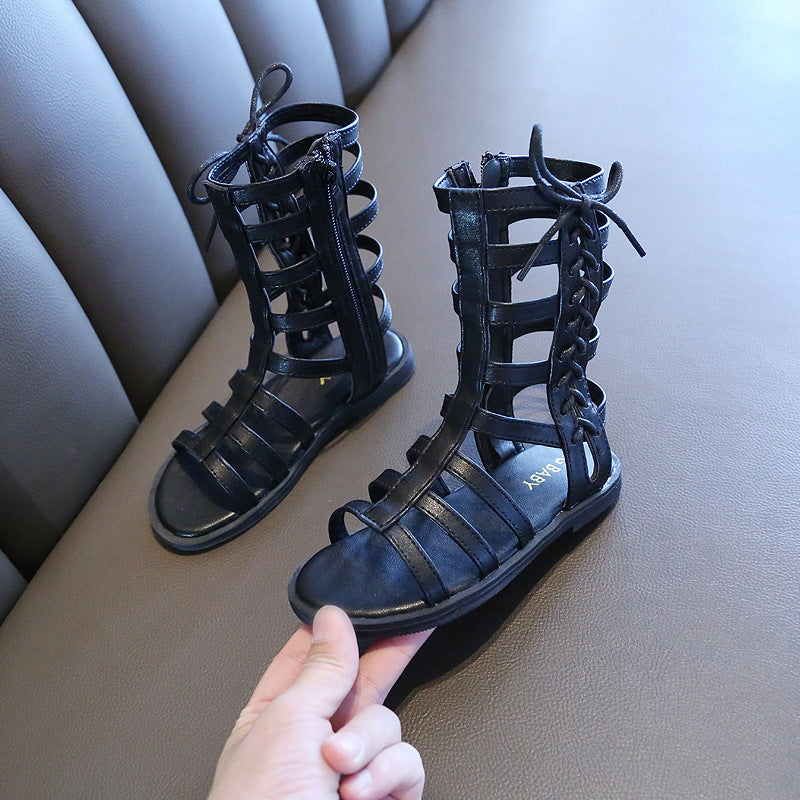 Römersandalen mit hohem Zehenbereich