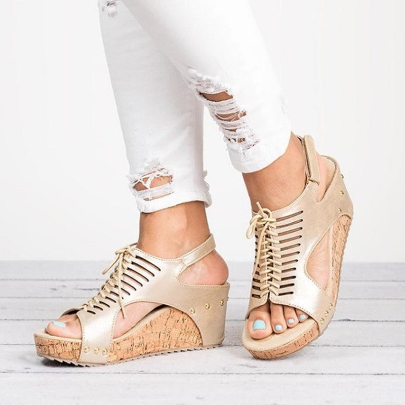 Hohe Absatz Damen Sandalen