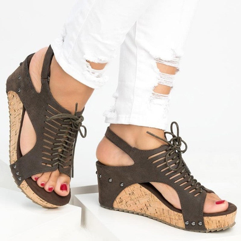 Hohe Absatz Damen Sandalen