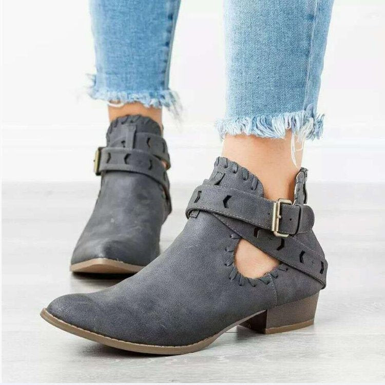 Dicke Absatz Einzelschuh Damen Mode Einzelschuh Damen
