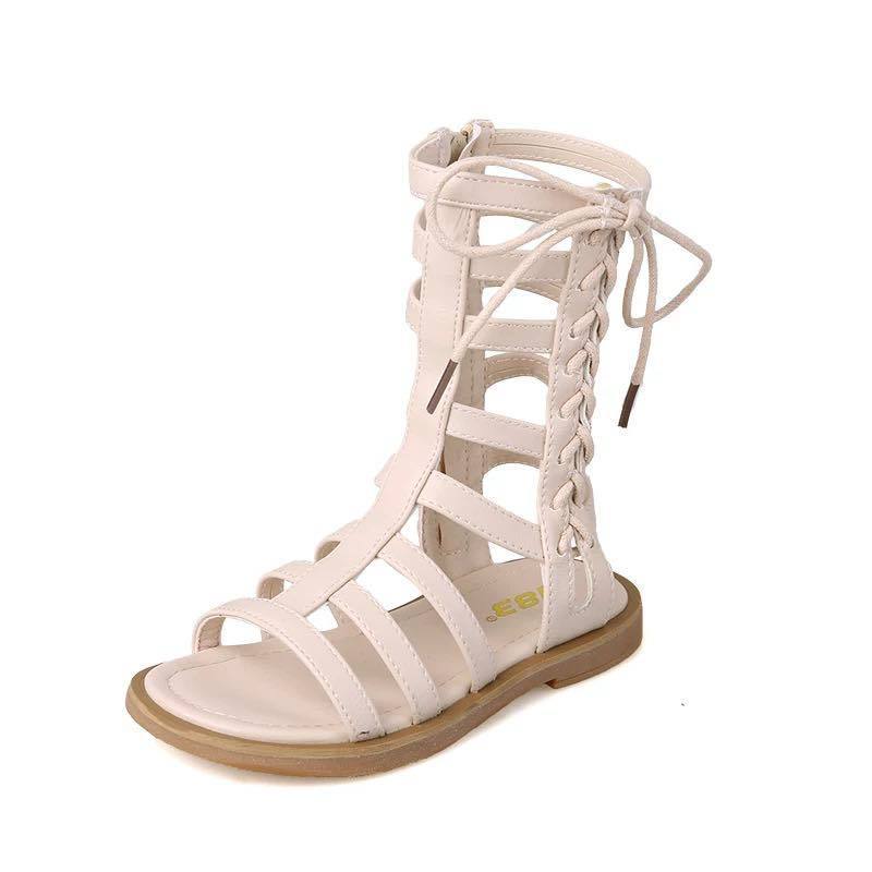 Römersandalen mit hohem Zehenbereich