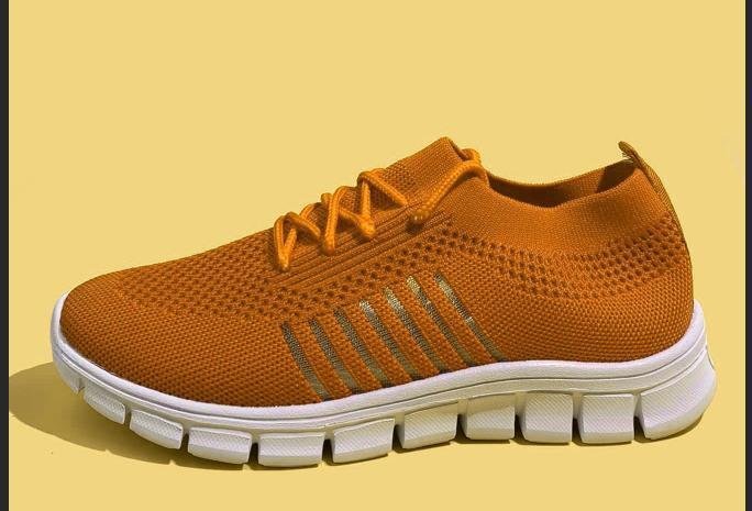 Damen-Sneaker, atmungsaktiv, Plateau