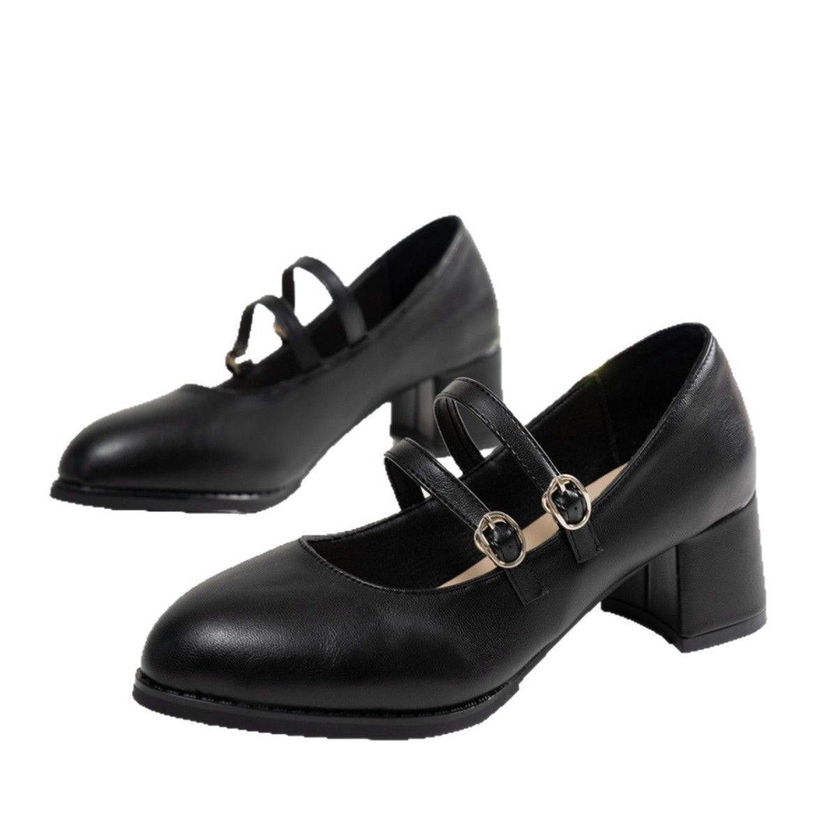 Übergröße Retro Spitz Niedrigschaft Schuhe