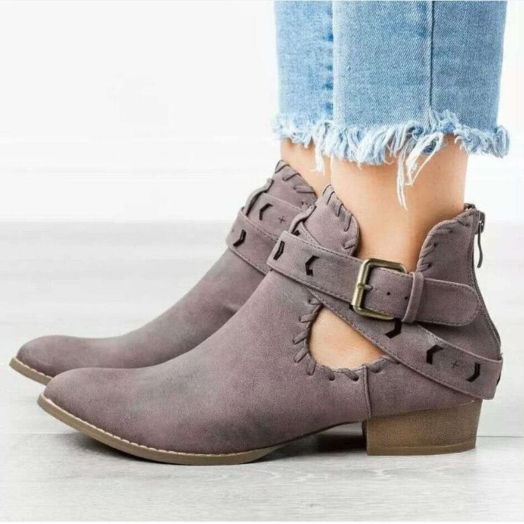 Dicke Absatz Einzelschuh Damen Mode Einzelschuh Damen
